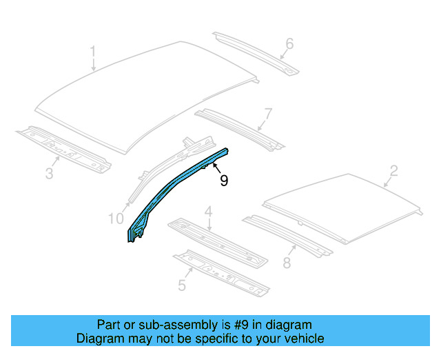 Roof Rail 5G4-809-437-A