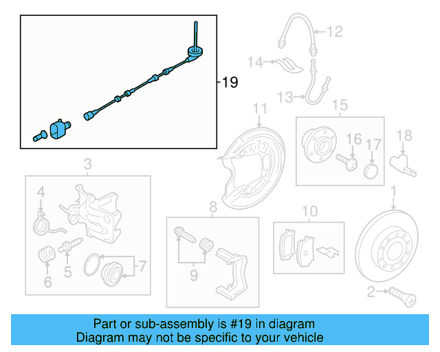 ABS Sensor Wire 1K0-927-904-AR - View 6