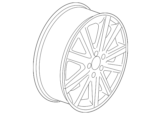 Wheel, Steel 3C0-601-027-BE-03C