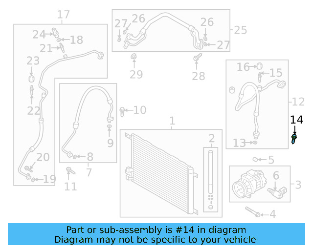 Center AC Line Bolt N-104-144-02 - View 25
