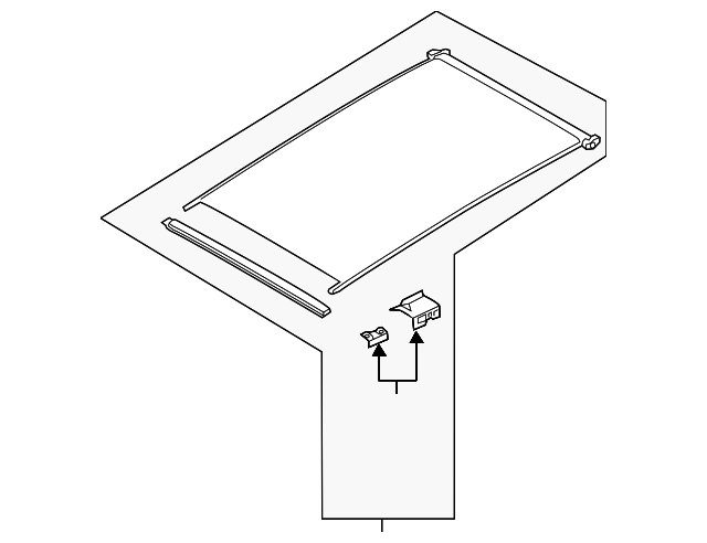 Sunshade 3G9-877-307-D-FG2 - View 6