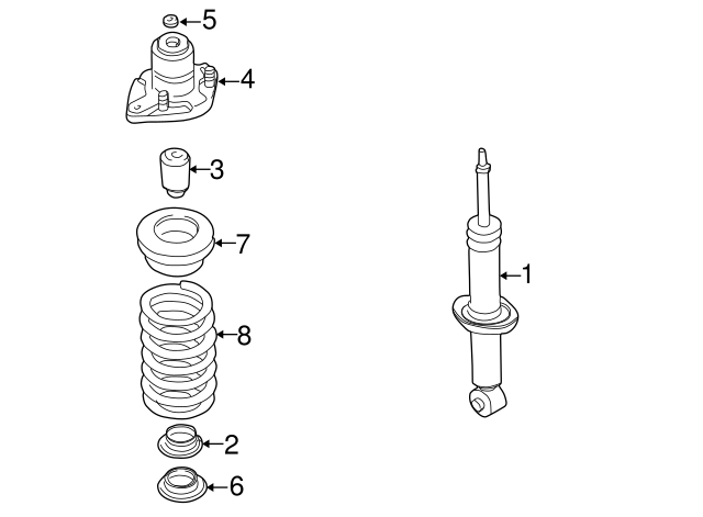Lower Control Arm Lock Nut N-101-064-02 - View 47