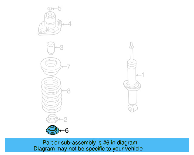 Spring Seat 8E0-512-297-A