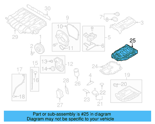 Engine Oil Pan 06J-103-603-BD - View 5