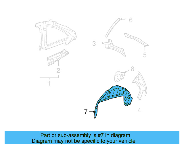 Inner Wheelhouse 1C0-809-852