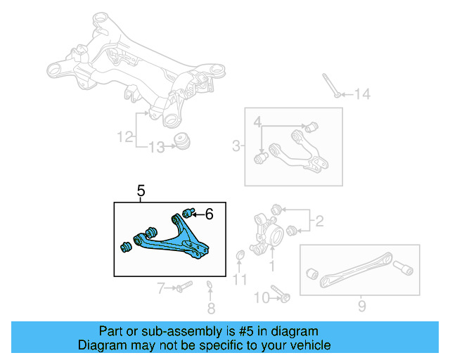 Lower Control Arm 4B0-505-311 - View 9