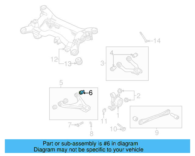 Lateral Arm Adjust Bolt WHT-001-973 - View 13