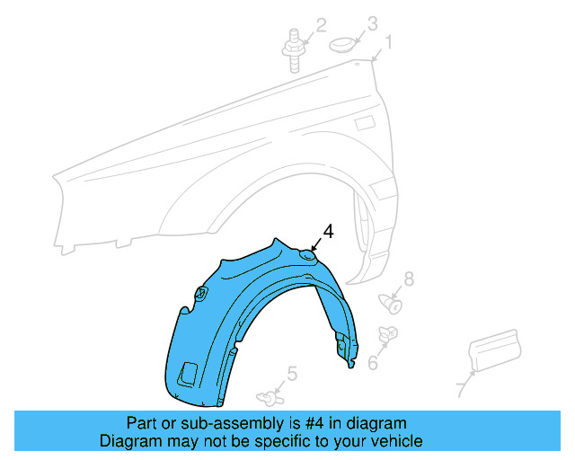 Fender Liner 1E0-809-958-A
