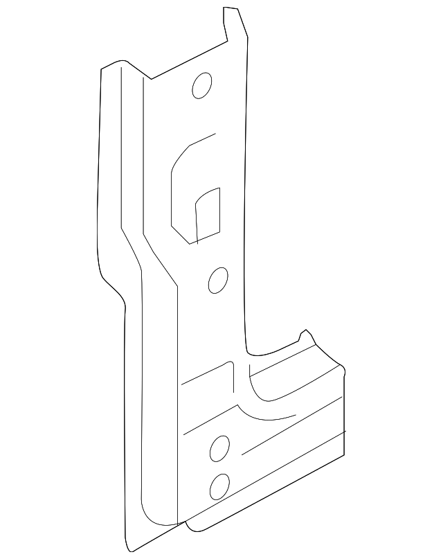 Hinge Pillar Reinforced 5G0-809-203-A - View 13