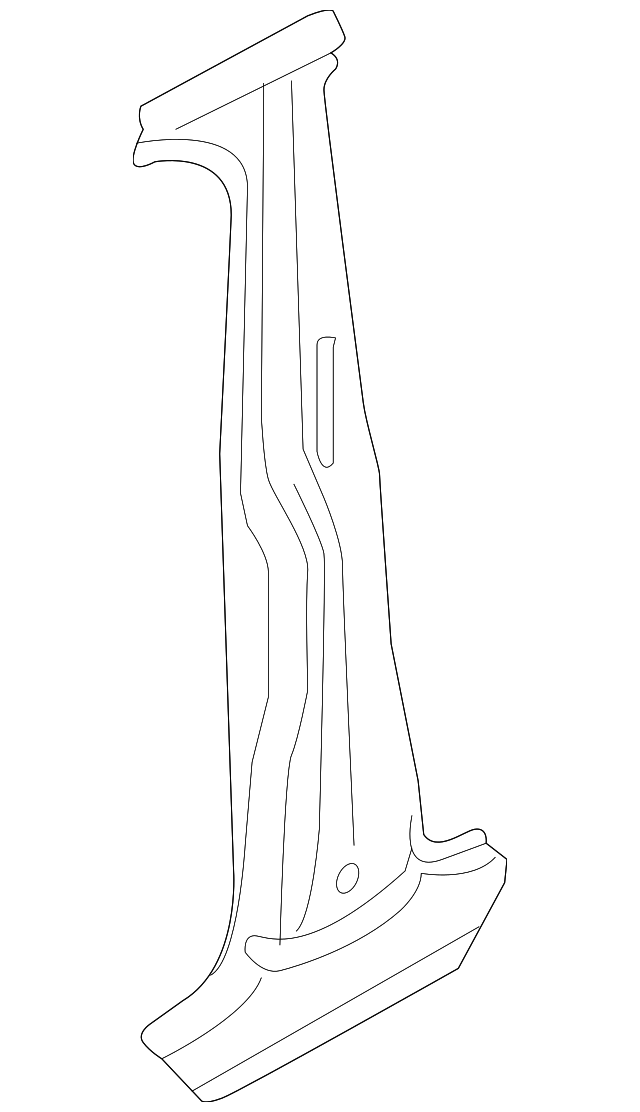Center Pillar Reinforced 5G4-809-220-D - View 3