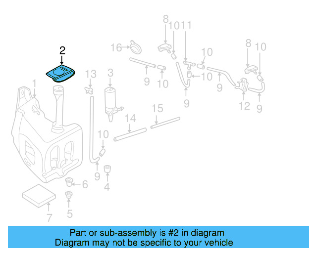Reservoir Cap 1K0-955-455 - View 76
