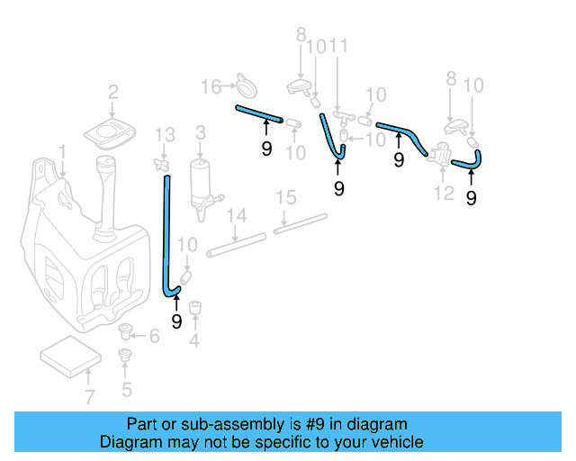 Hose N-020-348-1 - View 2