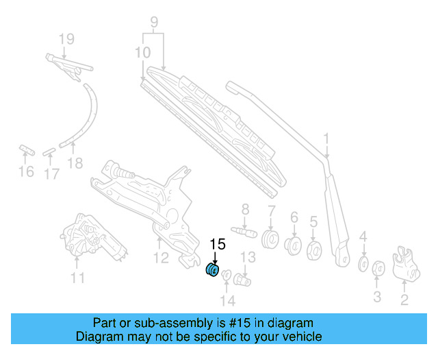 Wiper Frame Grommet 701-955-754 - View 17