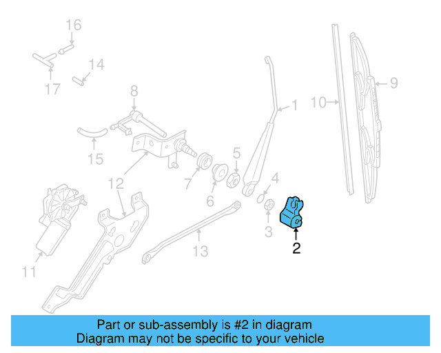 Wiper Arm Cap 3A0-955-435 - View 8