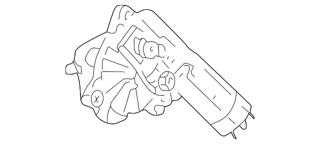Rear Motor 6X0955711C - View 3