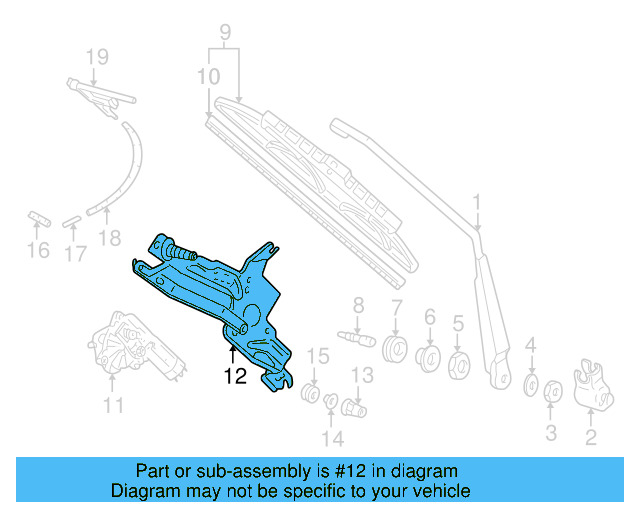 Wiper Linkage 701-955-702-B - View 4