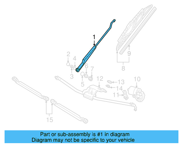 Wiper Arm 701-955-410-A