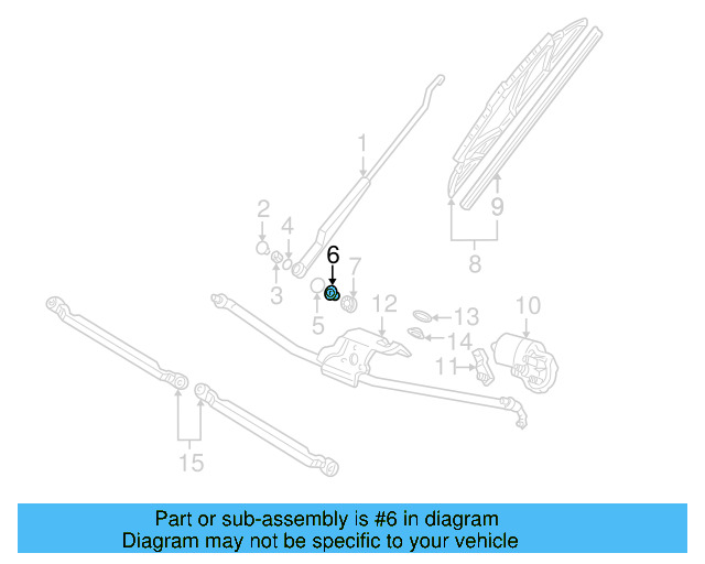 Wiper Arm Washer 867-955-251 - View 5