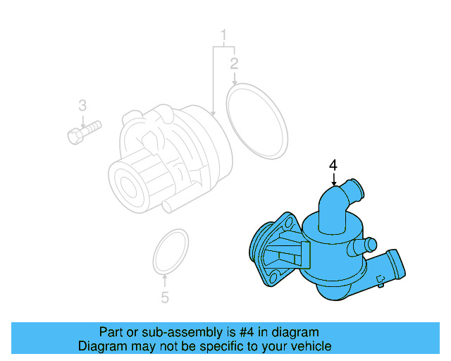 Thermostat Housing 03L-121-111-AM - View 8