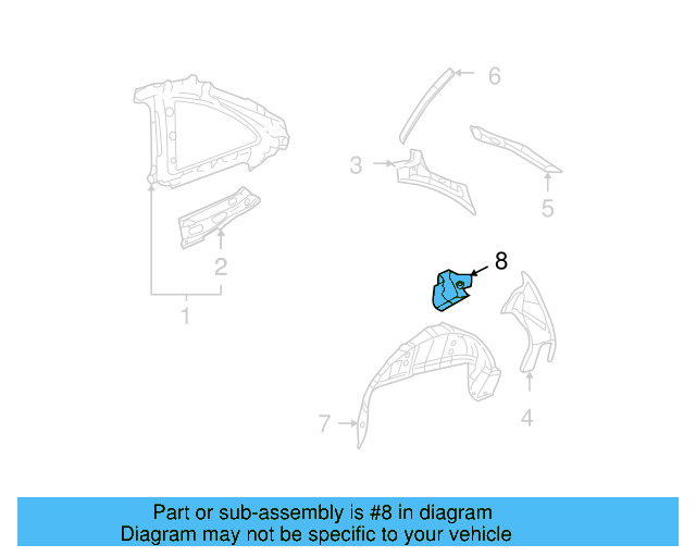 Fuel Pocket 1C0-803-481-A - View 8