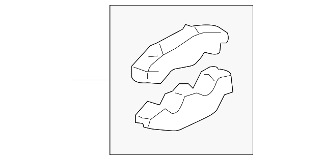 AC & Heater Case Upper Seal 1H0-819-165 - View 38