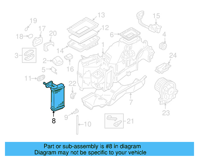 Heater Core Gasket 321-819-017