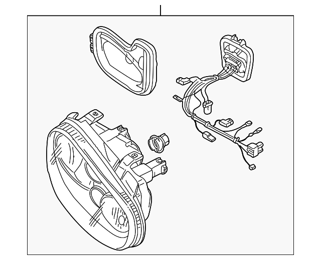 Headlamp Assembly 1J0-941-018-C
