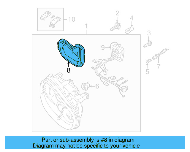 Rear Cap 1J1-941-608-B