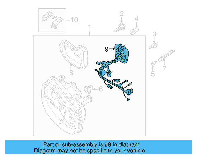 Rear Cap 1J0-941-607-C