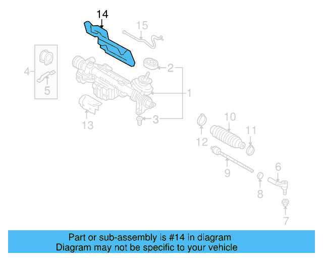 Steering Gear Dust Shield 1K1-423-981-J - View 6