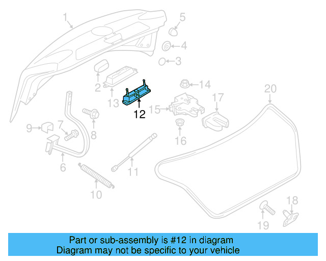 Mount Bracket Nut N-015-082-10 - View 69