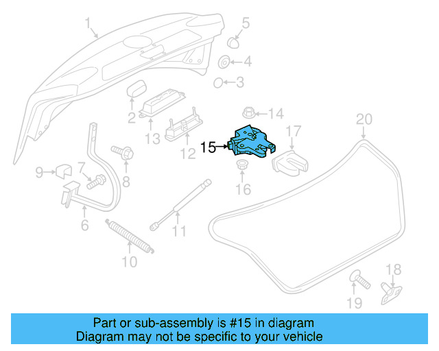 Lock Actuator 561-827-505-C - View 4