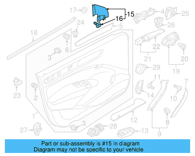 Corner Cover 561-837-974-A-82V - View 9