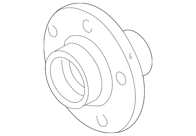 Wheel Hub 8N0-407-613-C - View 7