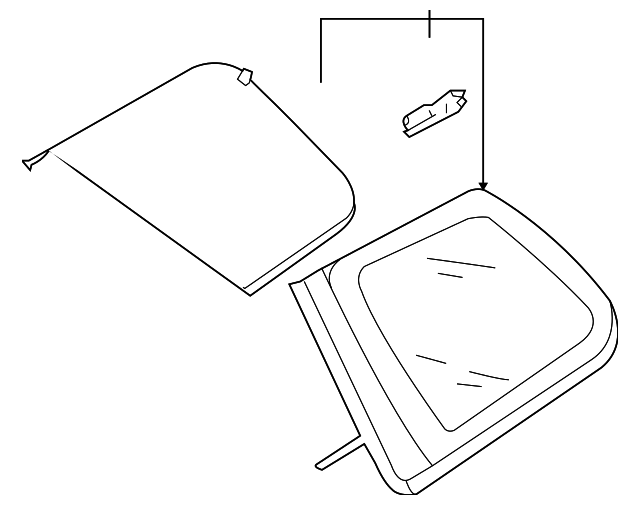 Quarter Glass 7L6-845-297-BT