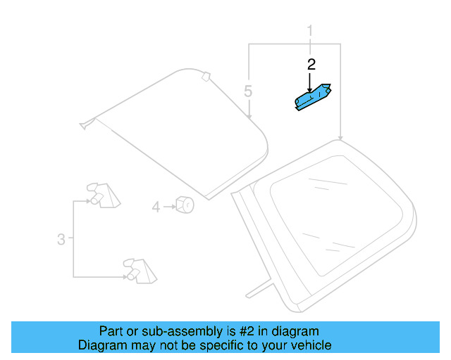Quarter Glass Clamp 7L6-845-340 - View 3