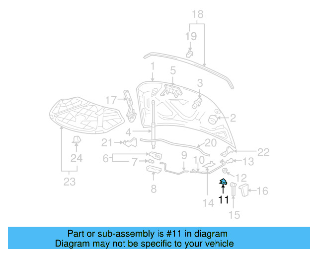 Release Cable Clip 1T0-823-567 - View 8