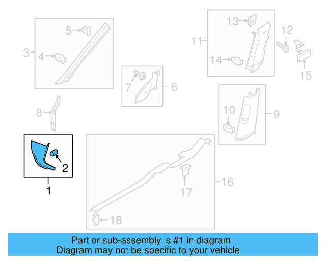 Cowl Trim 5GM-863-483-ZA2 - View 3