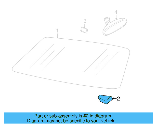 Mirror Support Spacer 443-845-631-A - View 21