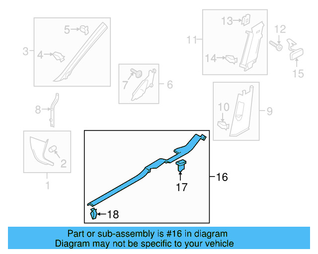 Scuff Plate 5GM-853-372-B-82V - View 7