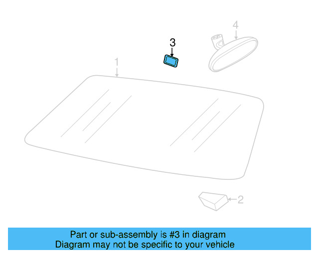 Mirror Inside Retainer Plate 3AA-845-543-B - View 13