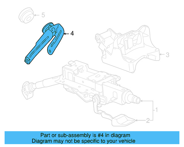 Column Support 1K1-419-293-G - View 16