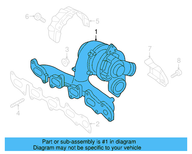 Exhaust Manifold 04L-253-020-M - View 7