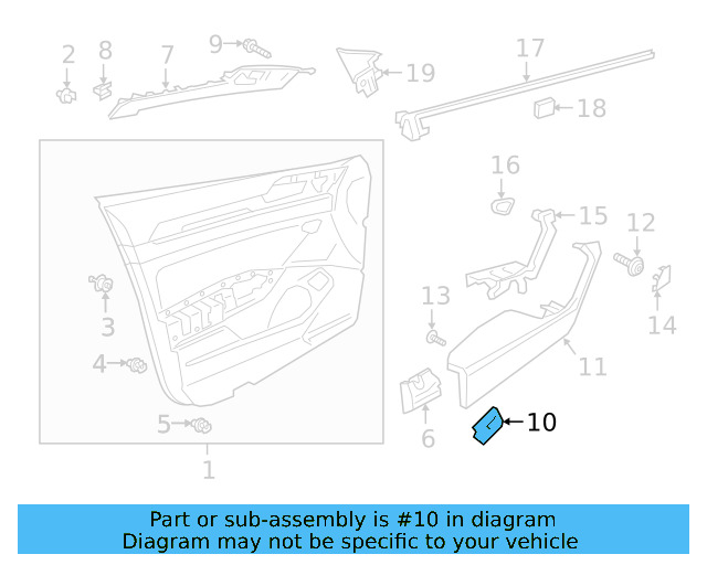 Switch Bezel 3G1-867-425-1ZV - View 3