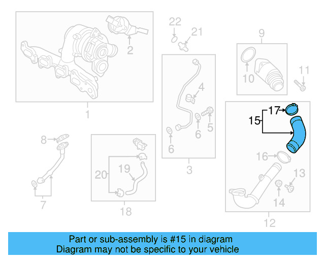 Pressure Hose 04L-145-828-D - View 6