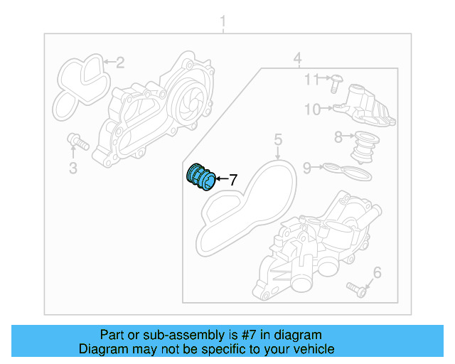 Thermostat 04E-121-113-F - View 7