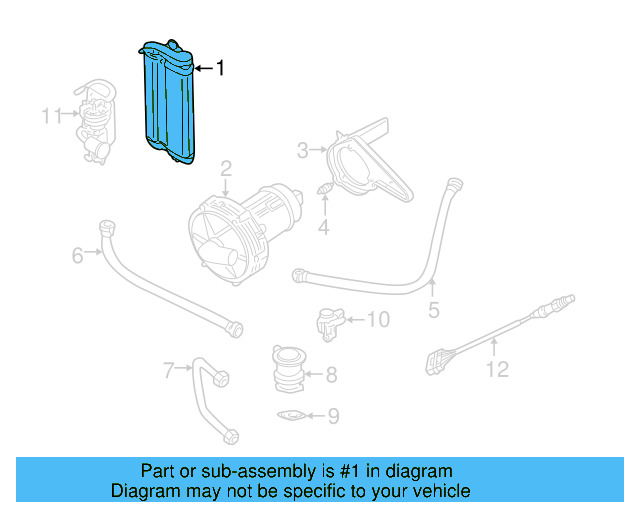 Vapor Canister 1J0-201-801-L - View 15
