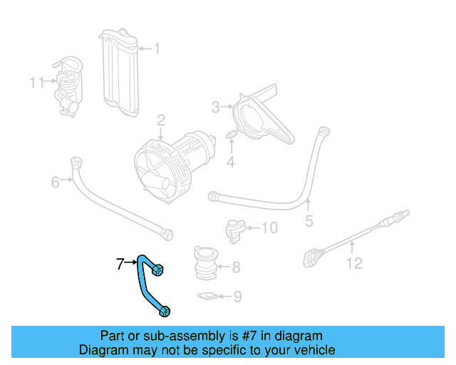 Intake Pipe 1J0-131-128 - View 28