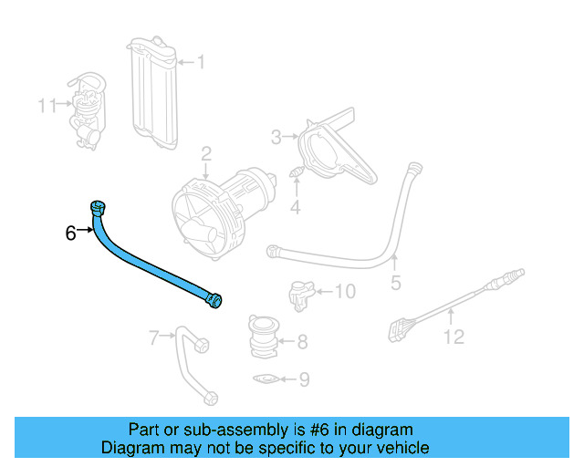 Intake Pipe 1J0-131-128 - View 29