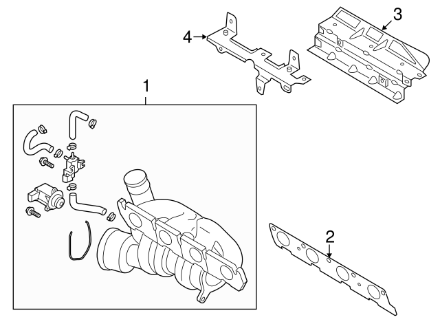 Exhaust Manifold 06J-145-722-B - View 34